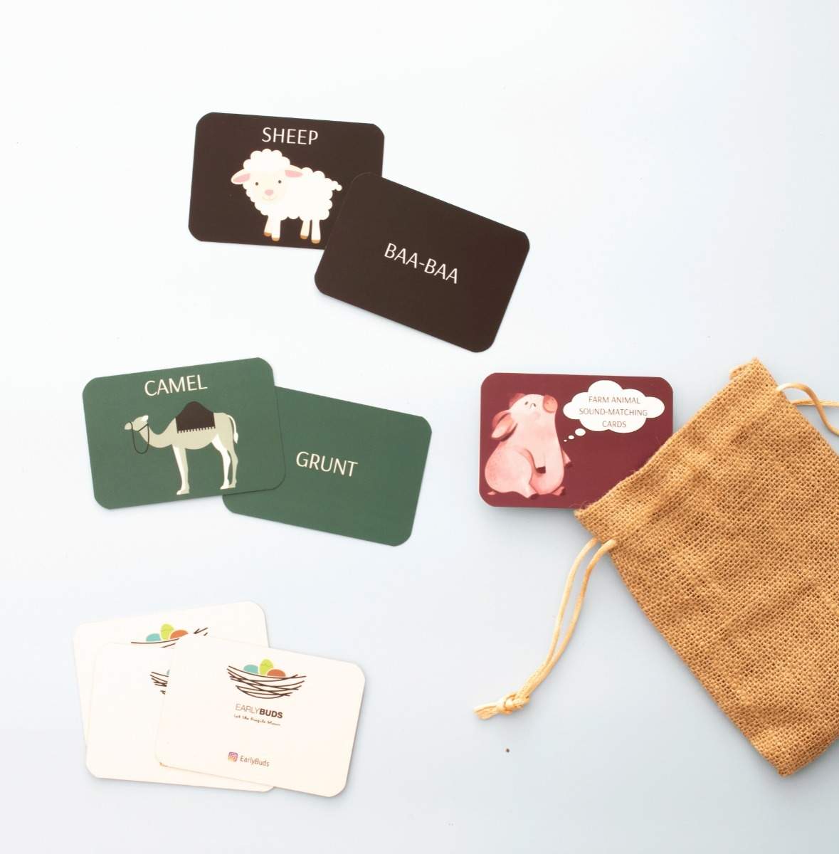 Farm Animal Sound Matching Cards