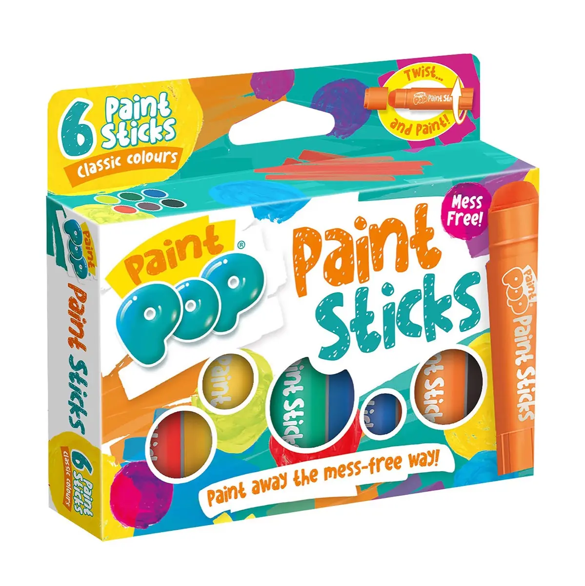 Classic 6 Pack Quick Dry Paint Sticks