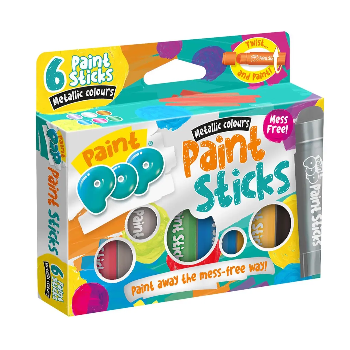 Metallic 6 Pack Quick Dry Paint Sticks