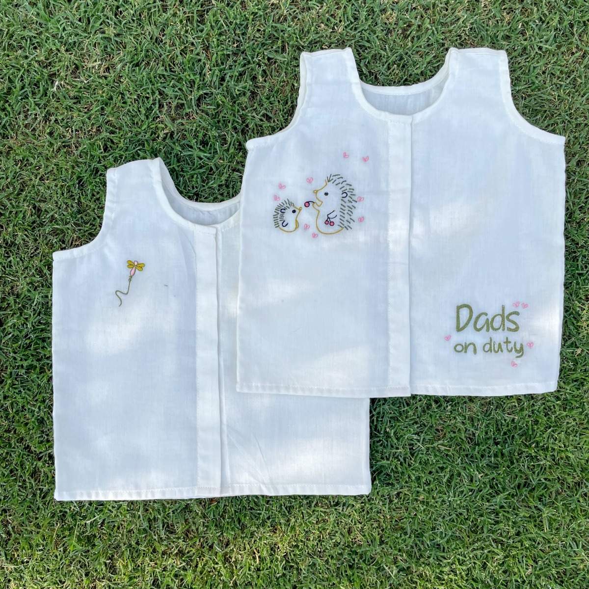 Cotton Vests -Set of 2(HedgeHog)