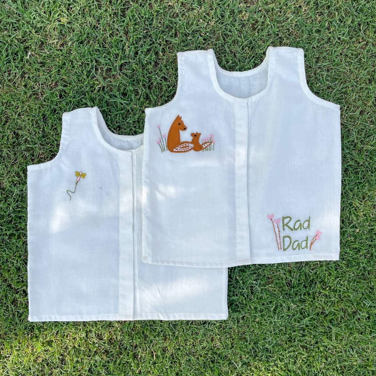 Cotton Vests -Set of 2(Fox)
