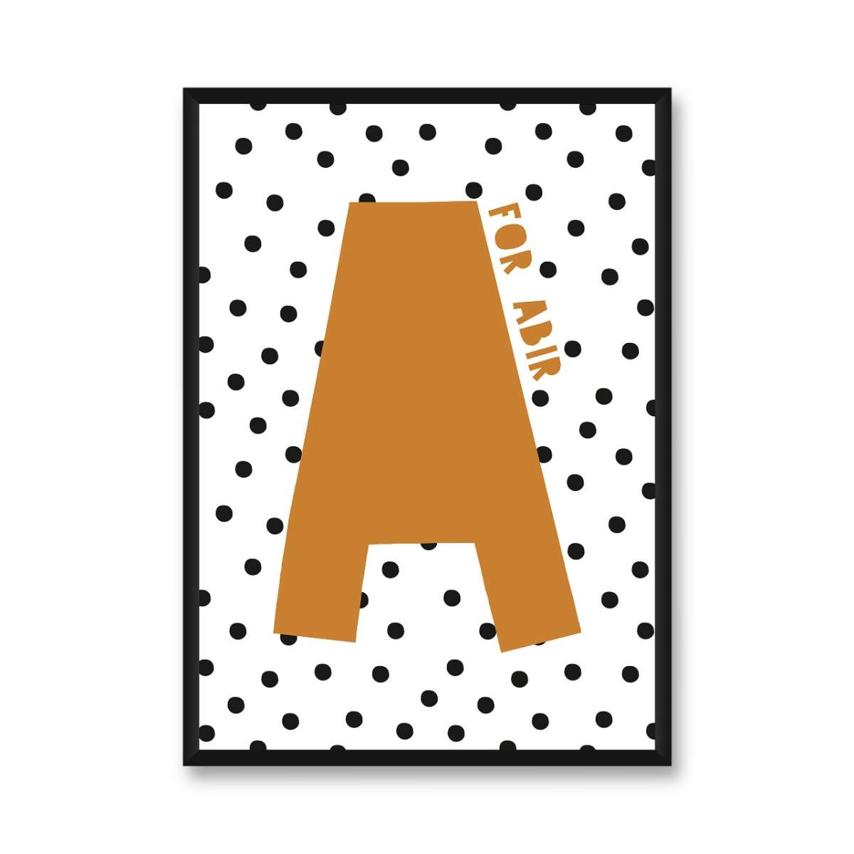 Wall Frame | Initial Name - Framed Product - Made to Order