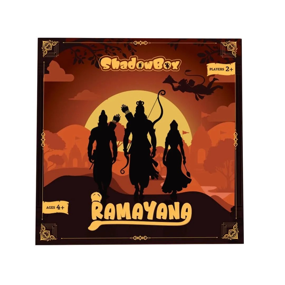 Shadowbox Ramayana Indian Mythology Storytelling & DIY Craft Educational Toy with Light & Sound Age 4+
