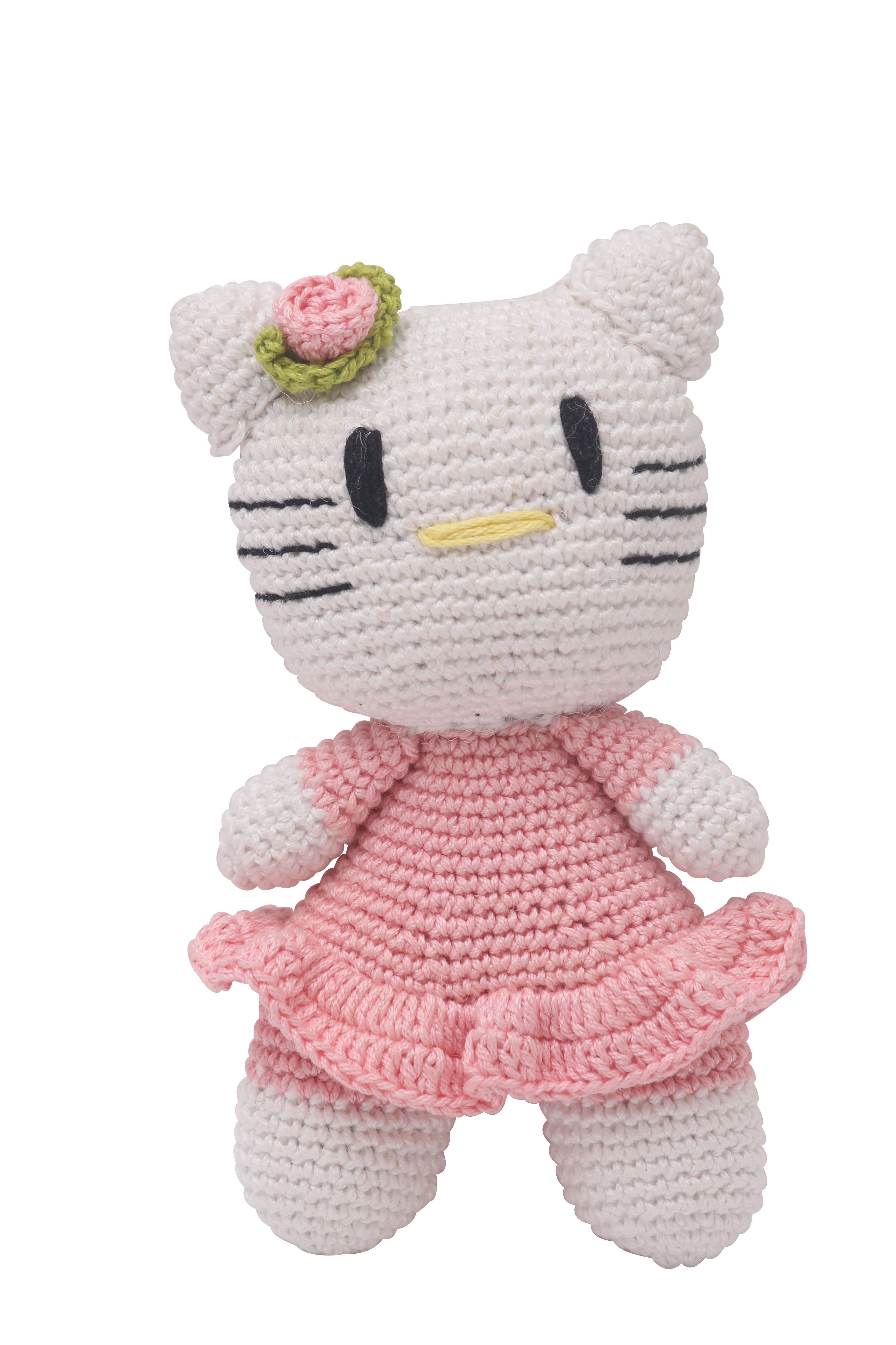 Amigurumi Soft Toy- Pink Hello Kitty