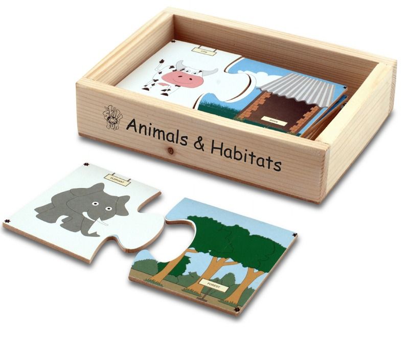 My First Learning Puzzle  Habitats  (Set of 15)