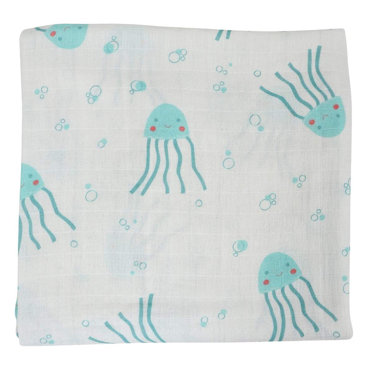 Jelly Fish Muslin Swaddle