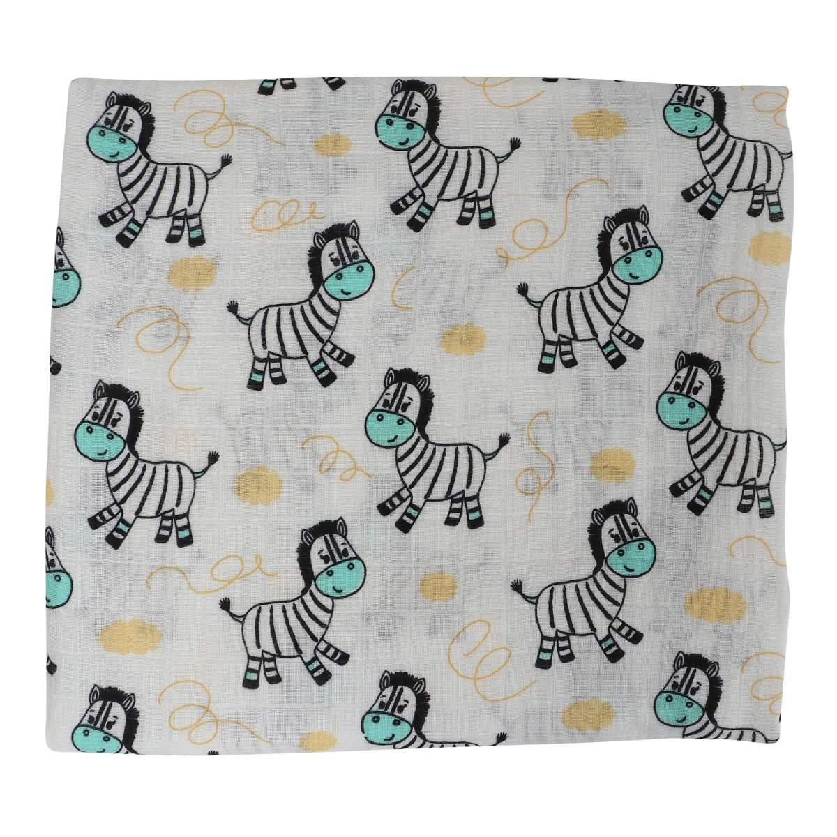 Zebra Muslin Swaddle