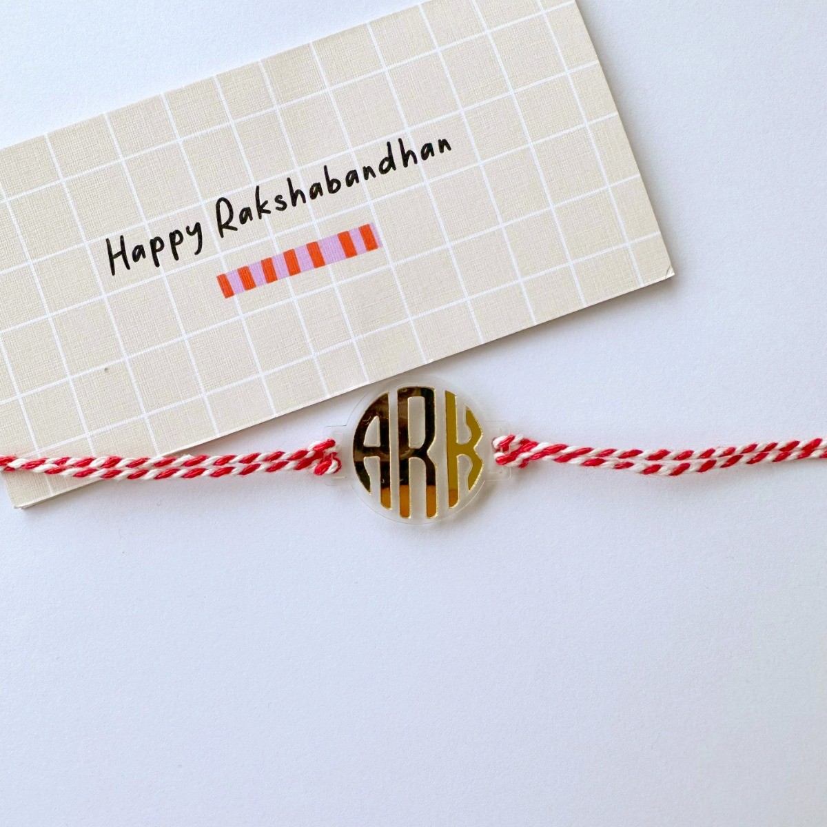 Monogram Rakhi