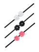 Girls Trendy  Headbands Pack of 3 -  Multicolor-FUNHB605