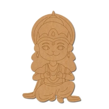 DIY Colouring Wooden Lord Hanuman Activity Kit
