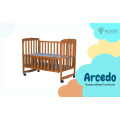 Crest Wooden Baby Cot