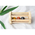 Tumbler wooden rattle