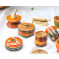 wooden cooking set