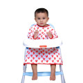 Red Hearts Coverall Full Sleeve Long Feeding Apron Bib