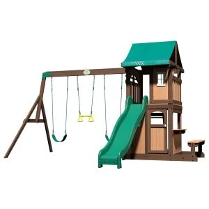 Lakewood Play Tower with Swings and Slide