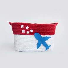 Lil Travellers- Cotton Rope Basket (Medium)