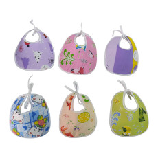 Cotton Assorted Printed Bibs Cloth - 1006 M Combo P4