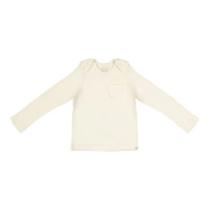 FULL SLEEVE TSHIRT WITHOUT BUTTONS CHALK WHITE