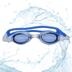 Swimming Goggles Kids Size with Anti Fog UV Protection Glasses - Kiddos, Dark Blue