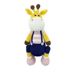 Handcrafted Amigurumi - Naughty Giraffe Pink