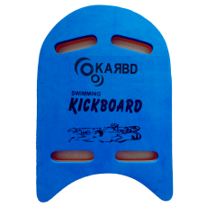 4 Cut Swimming Kickboard Floating Board for Swimming Training Aid Exercise Equipment Pool Swim Safe Trainer Lessons Kickboards for Adults Children Kids with 4 Holes Dual Color Blue Orange