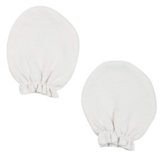 Baby Mittens- Chalk White