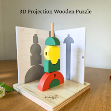 3D Projection Wooden Puzzle