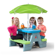 SUN & SHADE PICNIC TABLE W/ UMBRELLA