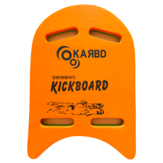 4 Cut Swimming Kickboard Floating Board for Swimming Training Aid Exercise Equipment Pool Swim Safe Trainer Lessons Kickboards for Adults Children with 4 Holes Dual Color Green Orange