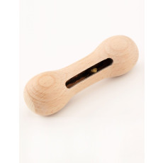 Wooden rattle-Dumbbell with bell