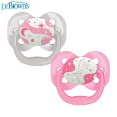 Advantage Pacifiers, Stage 1, Glow in the Dark, Pack of 2 - PA12003-INTL