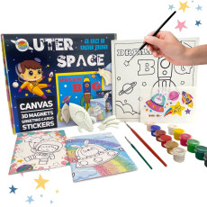 4 In 1 Canvas Set - Outer Space