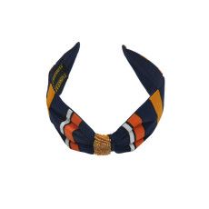 Embroidered Knotted Headband - Multicolor-FUNEXHB52