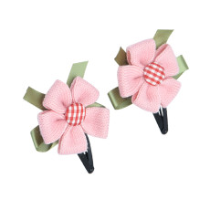 Girls Trendy Hair Clips - Pink-FUNHC496