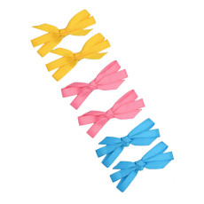 Girls Trendy Hair Clips Set of 6 - Multicolor-FUNHC499
