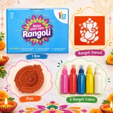 Diwali DIY Rangoli Kit - Ganesh Ji
