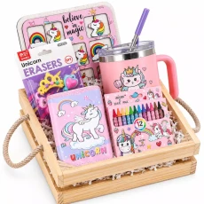 Unicorn Wooden Hamper