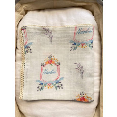 Lavender frame customised swaddle