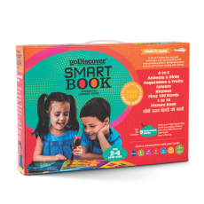 Smart Book Set of 9 interactive books (aids in curriculum) + 42 re-recordable stickers + 1 Interactive SmartPen + Data Cable for 2 to 4 year olds