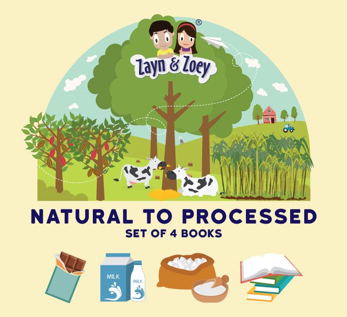 Natural To Processed (Set of 4 books)