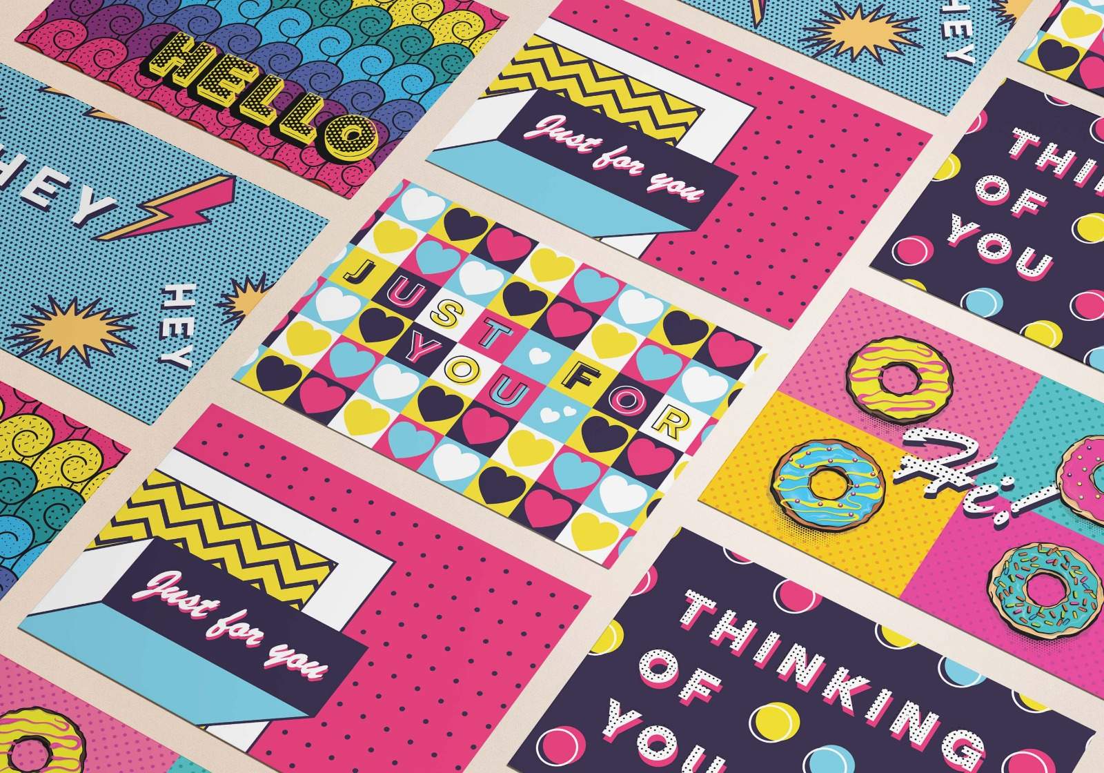 Postcards - Set of 6 - Pop