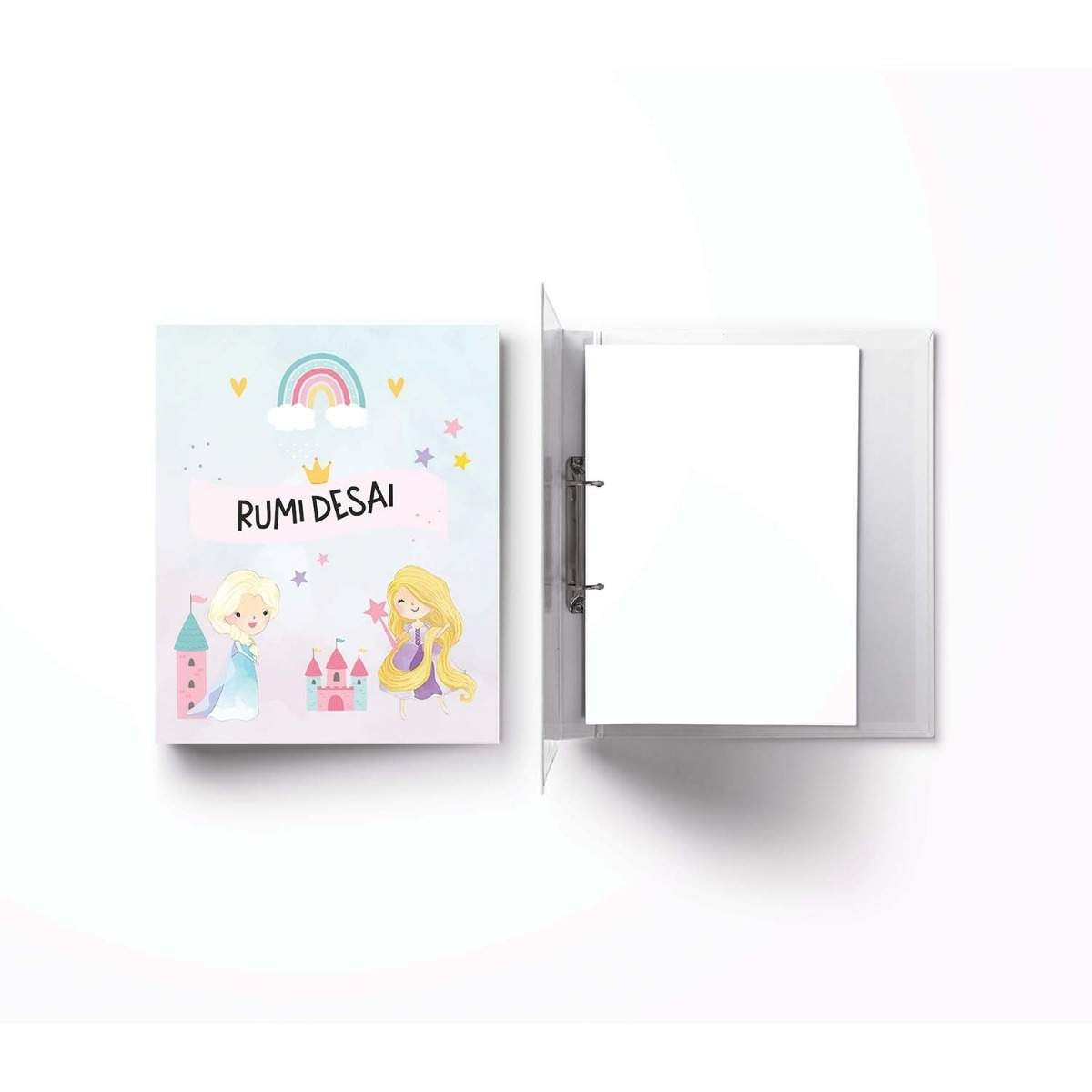 A4 Vertical Clip Binder File - Princess