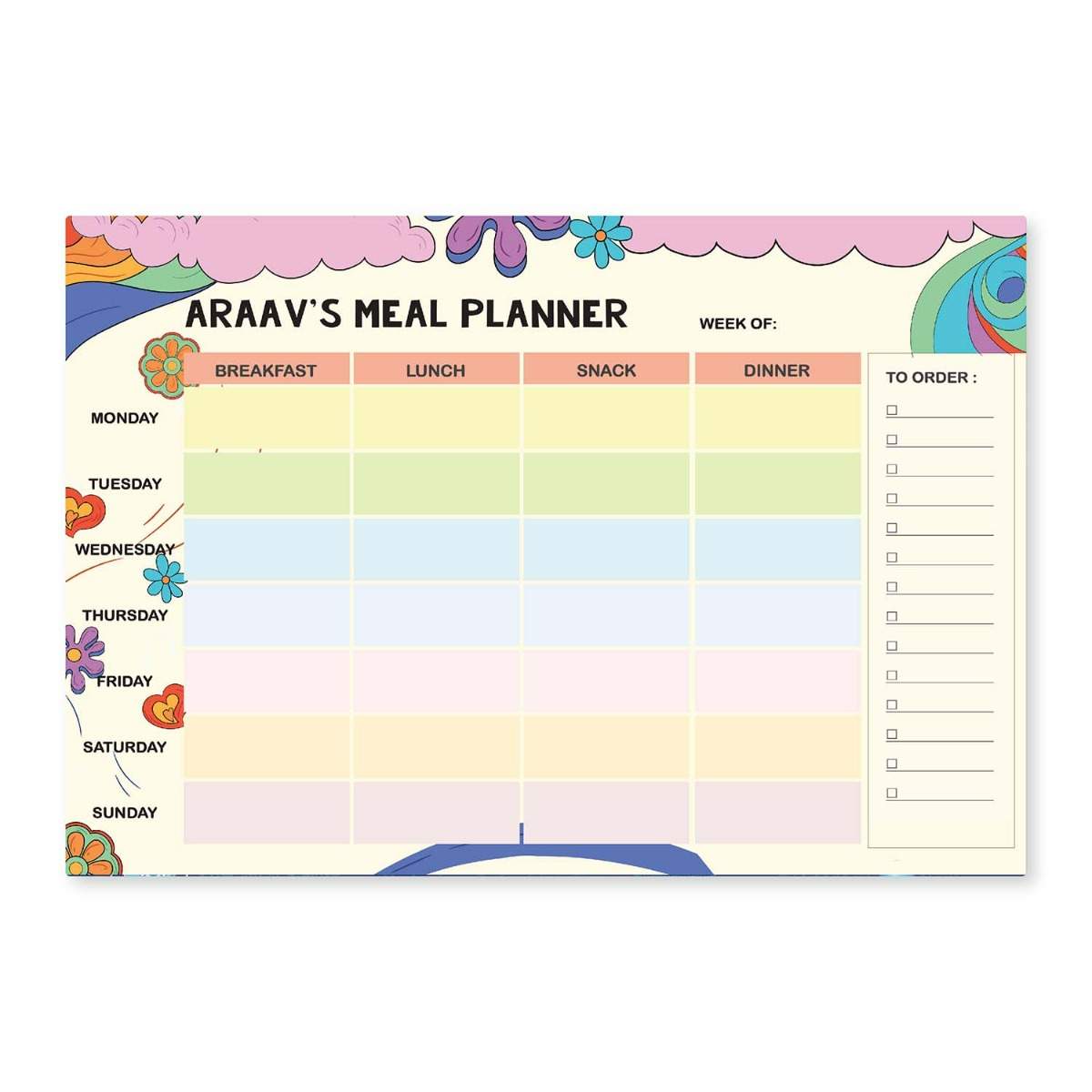 Meal Planner - Psychedelic
