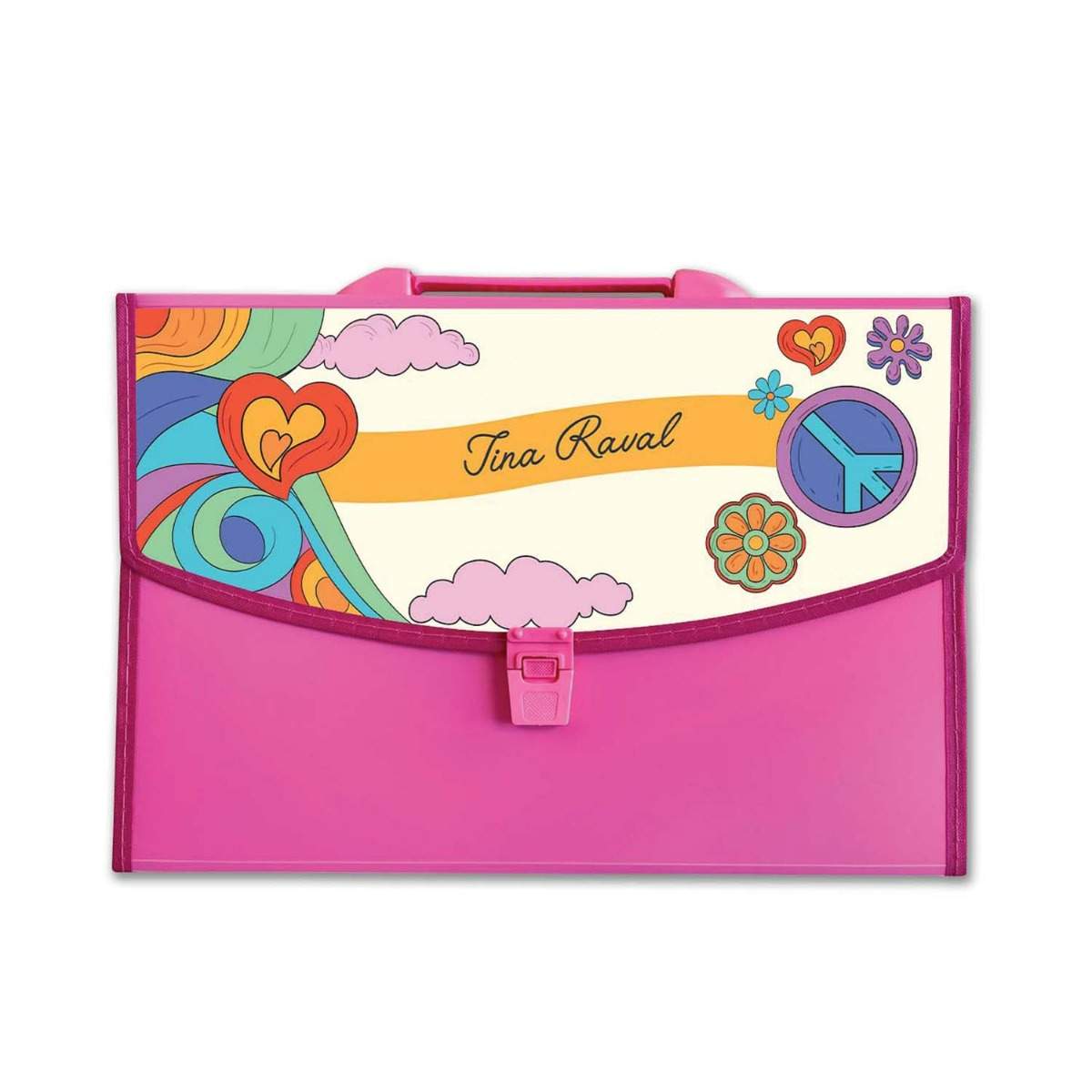 Horizontal Divider Folder - Psychedelic