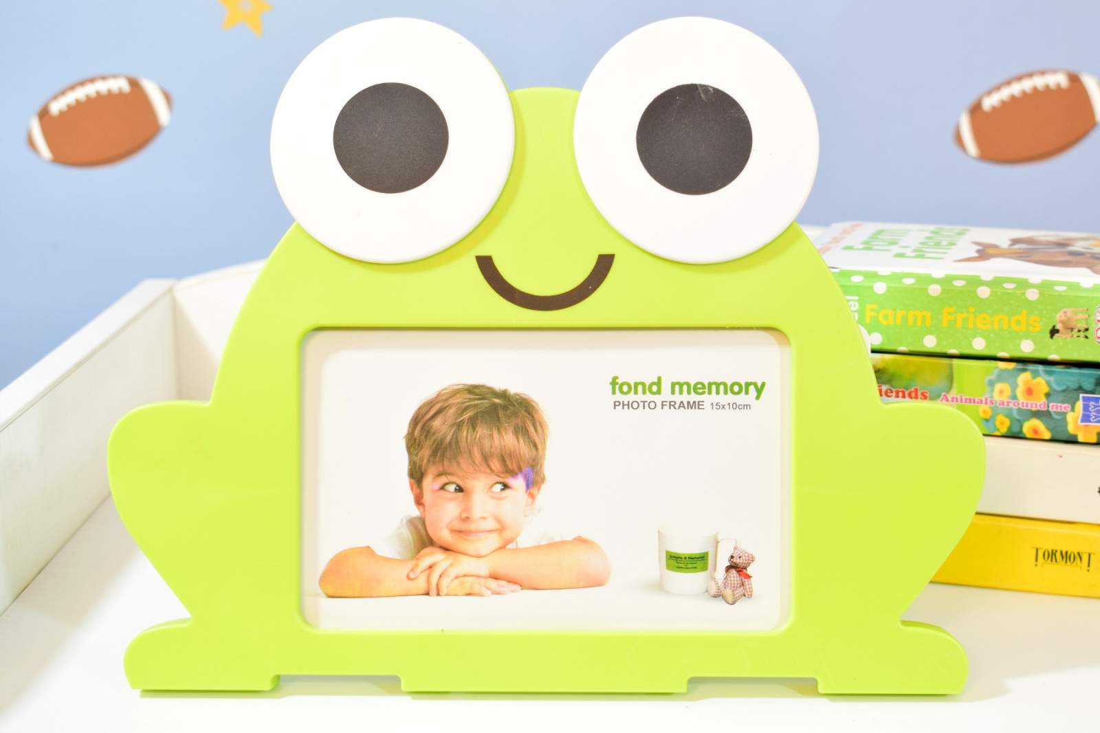 Green Frog Photo Frame