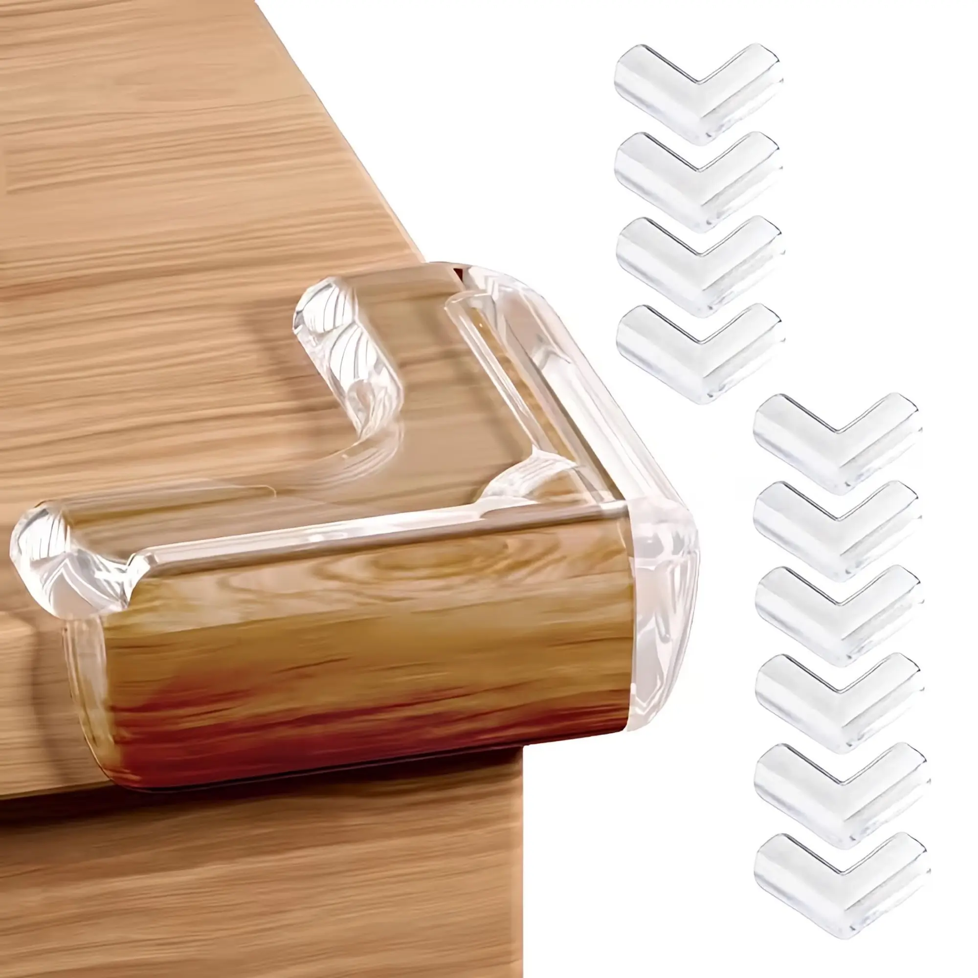 Corner Protector for Furniture, Table Edge Guards, L Shape, 10 Pack, Baby Safety Corner Protectors