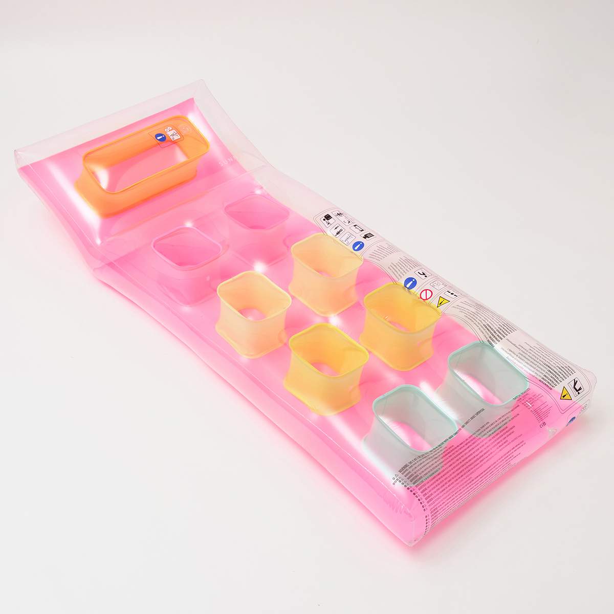 multicolor inflatable Retro Lie-On Flash Back