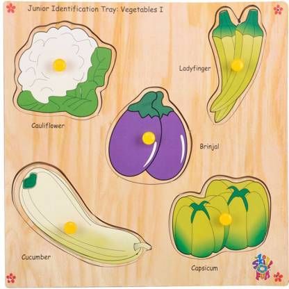 Junior Identification Tray  Vegetables I