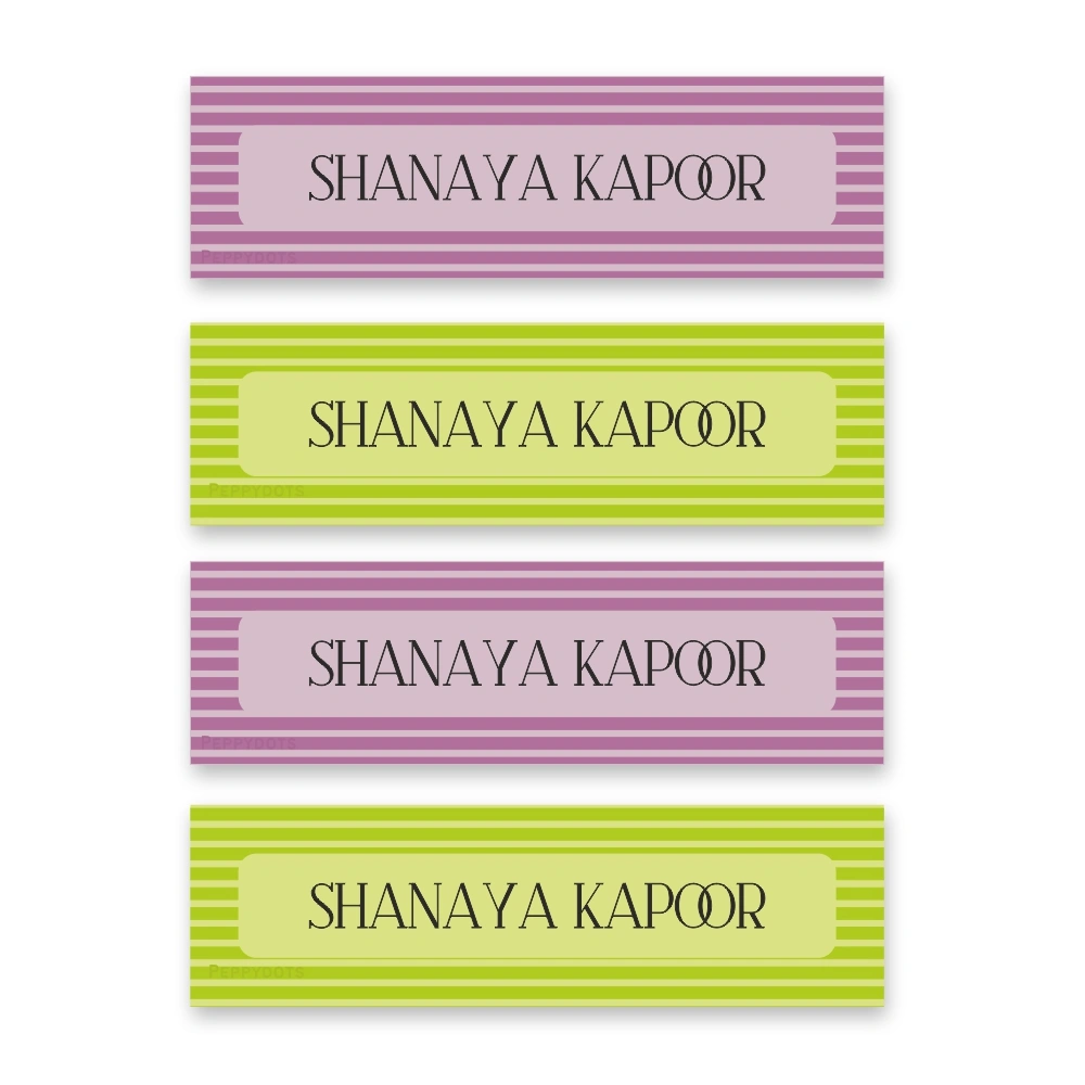 Waterproof Labels - Stripes