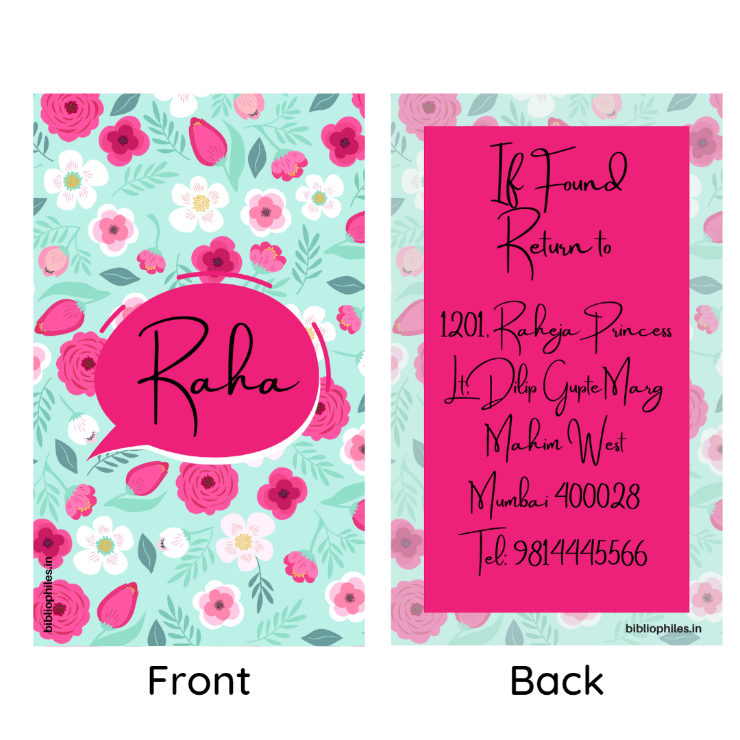 Floral Bliss Personalised Bag Tags-1222
